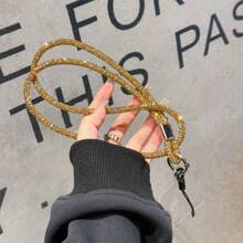 Rhinestone Decorated Phone Chain & Lanyard, Luxury Rhinestone Pendant For Women