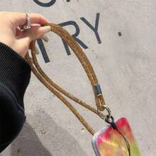 Rhinestone Decorated Phone Chain & Lanyard, Luxury Rhinestone Pendant For Women