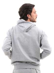 Men Hoodies - 灰色 - 查看 2