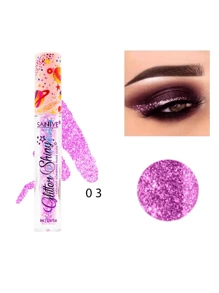 Delineador de ojos con brillo, Delineador de ojos con brillo dorado  Delineador de ojos con brillo Eyeliner de color plata con efecto duradero Delineador de ojos metálico brillante - Wild Thoughts - Ver 1