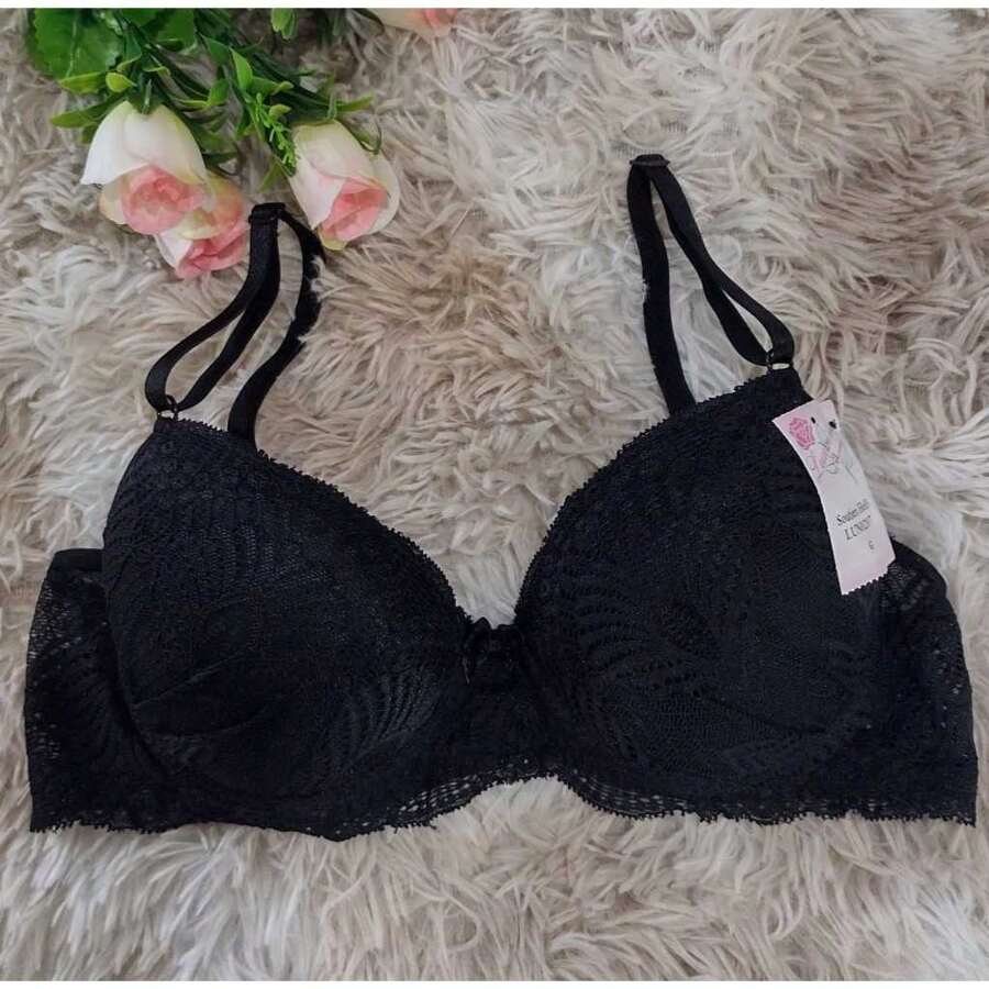 Plus Size Bras & Bralettes - màu đen - Xem 1