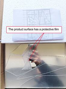 1 Set Of Mirror Tree, Acrylic 3d Mirror Wall Stickers, Modern Style, For Living Room, Bedroom, Dining Room, Wardrobe, Door, Glass, Self-Adhesive Wall Decals, Home Decor Wall Decor Room Decor Wall Mirror Mirror For Room Bathroom Decor Living Room Decor - Silver - View 8