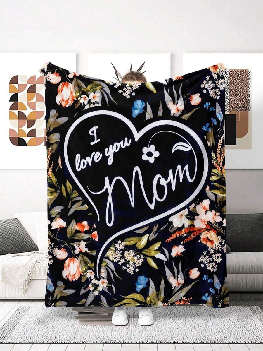 1 Miếng Siêu Mềm Flannel Chăn lông cừu , Cá nhân hóa Hoa In Thiết kế , Hoàn hảo Qủa tặng Đối với Mẹ , Thích hợp Đối với Sofa , Phòng ngủ , Văn phòng , Giường , Cắm trại , Độ Nét Cao In Chăn nỉ Flannel , Đa-Kích thước Có sẵn Đối với Nhỏ bé Chăn , Ném cái mền - Nhiều màu - Xem 1