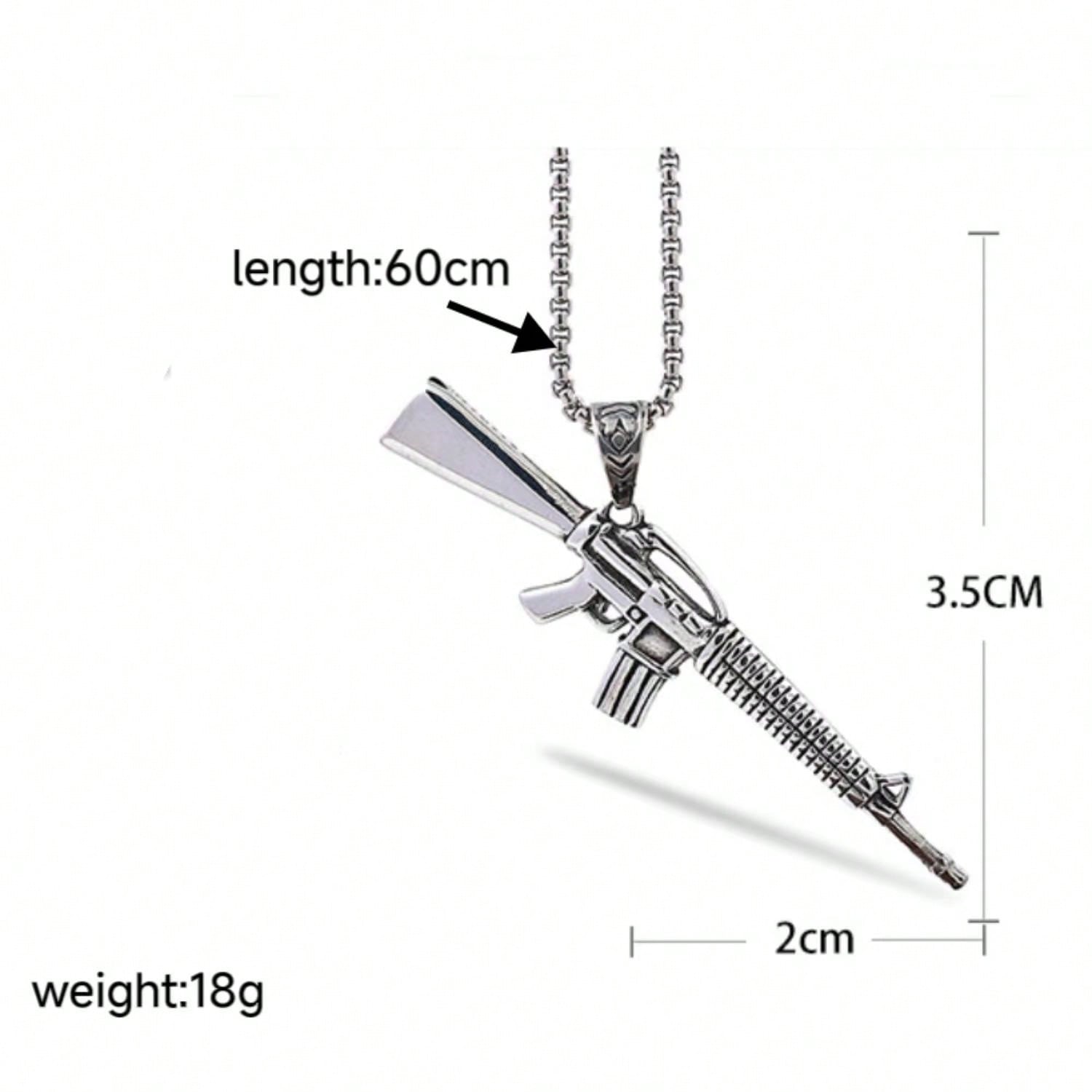 Collana Uomo Poker In Acciaio Inossidabile - Ciondolo Nero E Argento, Regalo Per Ragazzi