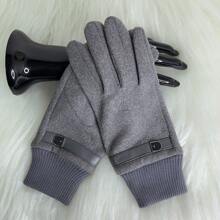 Women Full Finger Gloves - Màu Xám nhạt - Xem 1