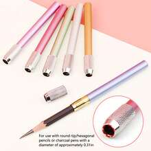 1 Pieza Afilalápices Para Bocetos De Color Al Azar, Herramienta De Dibujo Para Lápices - Multicolor - Ver 2