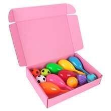 10pcs Pink 3-Layer Extra Sturdy Corrugated Cardboard Packaging Box, Size: 5.12x3.15x1 Inches / 10pcs 5.12x3.15x1 Inches Small Mailer Shipping Boxes Packing Box, Corrugated Cardboard Box Ideal For Small Business Packaging, Crafts, Festivals, And Christmas Gift Packing (Pink),Christmas Valentine Day