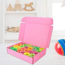 10pcs Pink 3-Layer Extra Sturdy Corrugated Cardboard Packaging Box, Size: 5.12x3.15x1 Inches / 10pcs 5.12x3.15x1 Inches Small Mailer Shipping Boxes Packing Box, Corrugated Cardboard Box Ideal For Small Business Packaging, Crafts, Festivals, And Christmas Gift Packing (Pink),Christmas Valentine Day