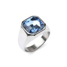 1 Miếng Món quà tốt nhất Đối với Đá quý Phong cách Nhẫn cưới , Thời trang Thép Nhẹ Và Nọn nhẹ Nhẫn Cổ điển Xu hướng Vàng Mạ Đồ trang sức , Ngày lễ tình nhân , Ngày lễ Tạ Ơn - bạc - Xem 52