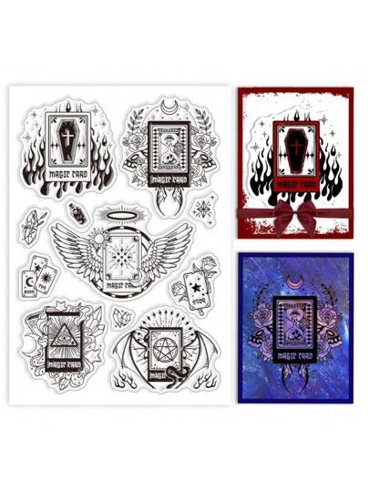 Timbri In Silicone Trasparente Per Scrapbooking E Biglietti Fai Da Te – Set Creativo Per Album E Goffratura - 4