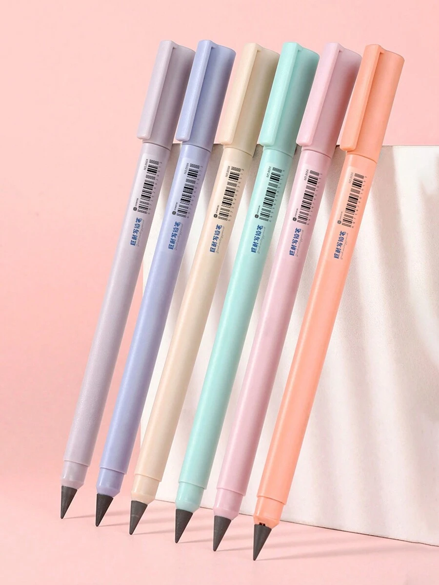 Random Color Creative Advanced Technology Mechanical Pencil Without Ink, Student Writing And Drawing Pencil, Unbreakable - Multicolor - View 1