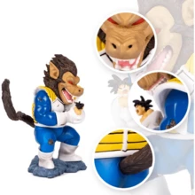 Figura de acción de Dragon Z, modelo de batalla de PVC, Vegeta, Goku de lucha, DBZ, Vegeta, Super Saiyan, Goku, regalo de juguete - Negro - Ver 2