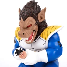 Figura de acción de Dragon Z, modelo de batalla de PVC, Vegeta, Goku de lucha, DBZ, Vegeta, Super Saiyan, Goku, regalo de juguete - Negro - Ver 4