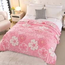 1 Miếng Nhiều màu Mô hình hoa Chăn , Thích hợp Đối với Phòng ngủ Sofa Tất cả các mùa - Hồng - Xem 4