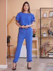 Women Two-Piece Outfits - Màu xanh lam - Xem 1