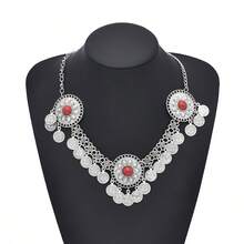 1 Miếng Phụ kiện tóc , Hợp kim Nhân tạo Màu ngọc lam Huy hiệu tiền xu) Dây buộc tóc Dây chuyền Du lịch Hình chụp Phụ kiện - Vòng cổ [có thể dùng làm mũ đội đầu] - Xem 12