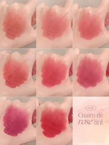 Dasique Cream De Rose Tint #01 Nudy Rose | 丝绒哑光唇釉，蕴含玫瑰水 | 纯素、零残忍、韩国美妆礼品 - #01 Nudy Rose - 查看 4