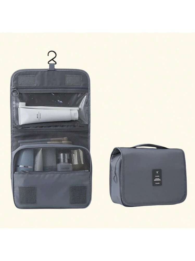 Gaosh Borse da Toilette Personalizzate per Uomo Borsa da Viaggio in Pelle con Nome Beauty Case Uomo Regalo Anniversario (Marrone