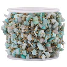 100cm Stainless Steel Chain With Asymmetrical Natural Stone Beads & Shell Pendants For Diy Jewelry Making Components - Stainless Steel Irregular Chain - View 17