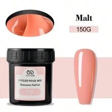 5.29 Ounces Of Nail Extension Gel French Acrylic Gel Immersion UV LED Nude Pink - Perfect For French Nail Art, Hard Gel Formula, Long-Lasting, Nourishing Ingredients, Nail Art Accessory