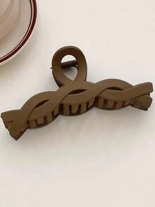 Garras para cabello informales para uso diario en peinados casuales para niñas - Marrón - Ver 9