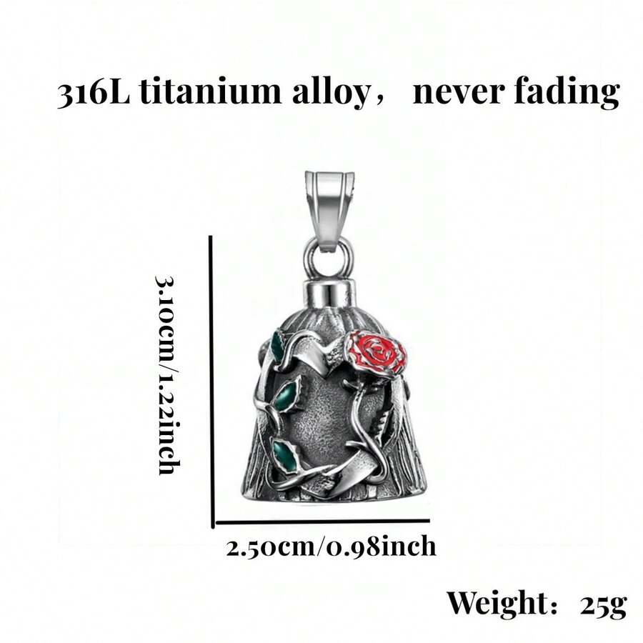 1pc Light Gray Motorcycle Bicycle Bell Safety Riding Vintage Punk