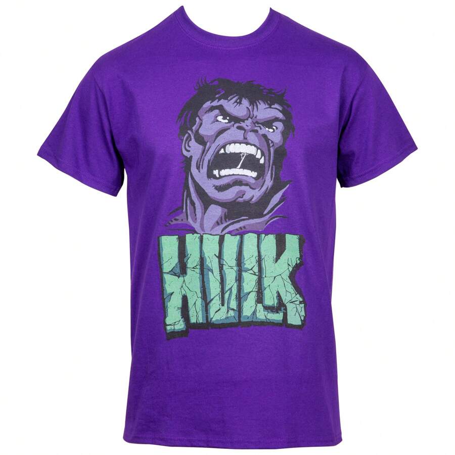The Incredible Hulk Attack In Purple T-Shirt - Purple - View 1