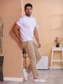 Men Jeans - Brown - View 2