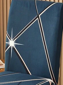 1 cái/2 cái Hiện đại & Cổ điển In Bao ghế , Phòng bếp , Phòng ngủ , Phòng khách Cái bao ghế Chống bụi Polyester Bông vải thun Có thể điều chỉnh Nhà  Đồ trang trí - Màu xanh hải quân - Xem 3