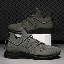 Men's Lightweight Breathable Sweat Absorbing Casual Sports Shoes, Outdoor Non-Slip Wear Resistant Running Shoes