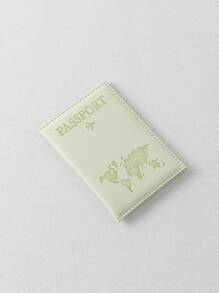1 件创意薄荷绿色 PU 护照套，带登机牌夹和时尚护照夹，非常适合在旅行期间保护护照，可用作旅行收纳袋、化妆包、化妆包、度假收纳袋、大容量化妆品收纳盒化妆盒，可存放口红、刷子、护肤品、手机、硬币、小物品，可用作家庭、礼物、度假和节日万圣节圣诞节多功能用途，波西米亚风情 - 薄荷綠 - 查看 5