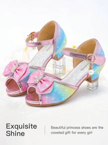 Dreamshoes Little Girls Dress Sandals Kids Heels For Wedding Toddler Princess Shoes For Summer