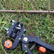 1把多功能苗圃果樹嫁接刀,易於操作的嫁接機,嫁接工具剪刀 - 黑色 - 查看 4