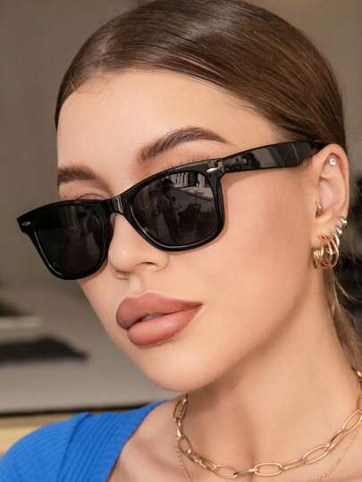 Occhiali da sole polarizzati da donna, lenti quadrate vintage con aste a molla, stile classico alla moda, adatti per viaggi all'aperto, vacanze in spiaggia, guida e pesca, occhiali da sole con protezione UV. Occhiali da sole da spiaggia, accessori da spiaggia per donne, occhiali da sole, occhiali da sole eleganti per uscite in famiglia, viaggi, vacanze, estate, spiaggia, all'aperto, viaggi