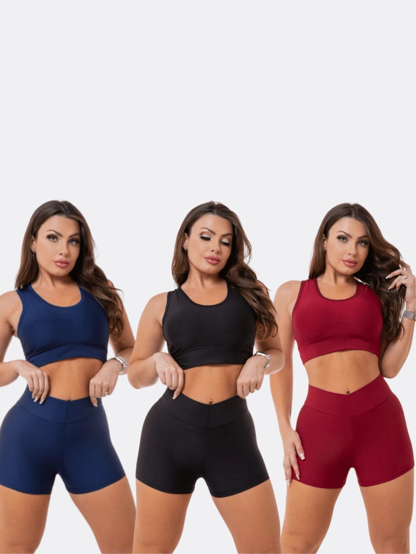 Women Sports Shorts - 彩色 - 查看 1