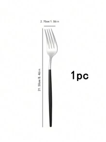 4pcs/16pcs/24pcs/32pcs Stainless Steel Cutlery Set, Knife Fork Spoon Set, Suitable For Home Kitchen, Restaurant, Hotel Kitchen Utensil Set - Silver+Black - View 14