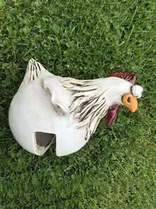 1 Miếng Vui Gà Rào chắn Trang trí Tượng Nhựa Sân vườn Nông trại Gà Gà mái Điêu khắc Nghệ thuật thủ công Sân Tân gia Nhà  Đồ trang trí - Nhiều màu - Xem 7