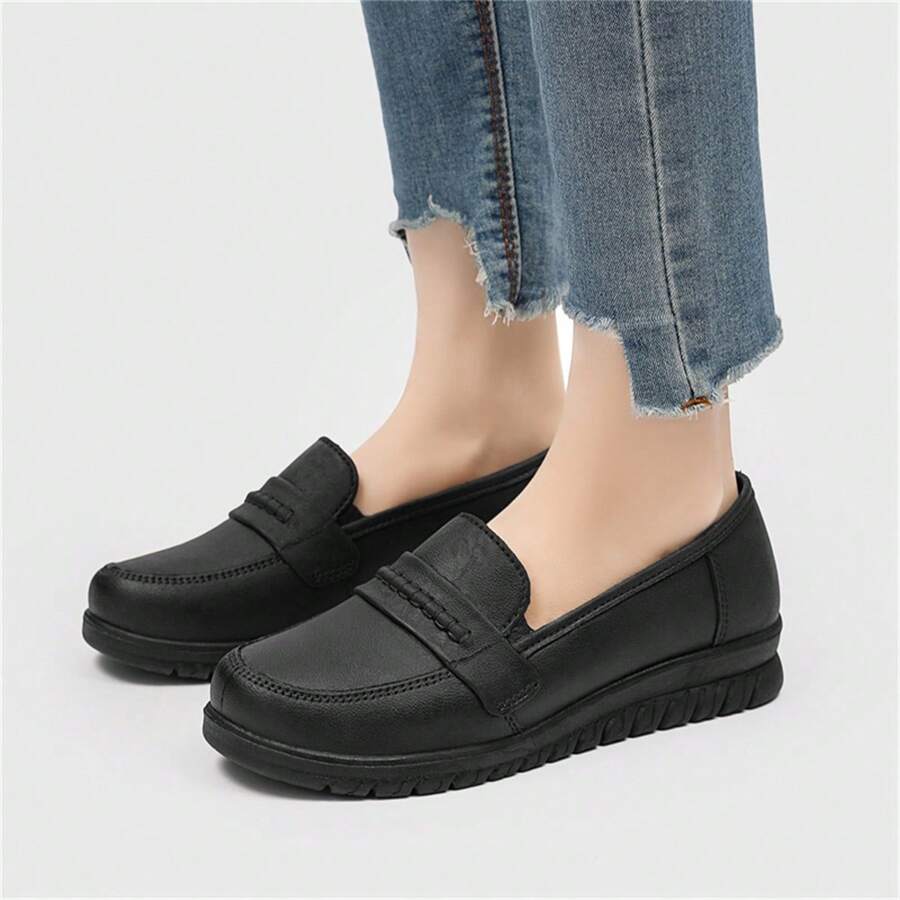 Women's Work Shoes, Nurse Shoes For Hospital, Summer - Black - View 1