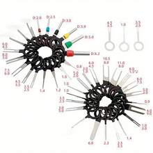 Set Of Automotive Plug Terminal Removal Tools, Wire Crimp Connectors, Needle Extractor, And Picker - Black - View 2