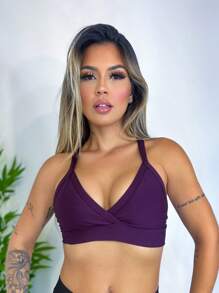 Women Sports Sets - 紫色 - 查看 1