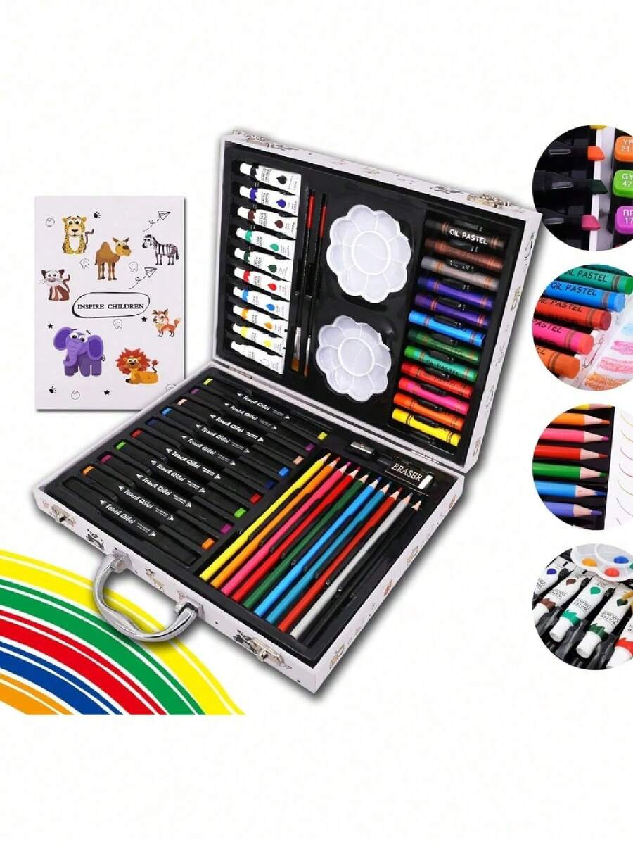 Kit de colores y pinturas de 68 piezas WSBT-711 - Multicolor - Ver 1