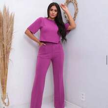 Women Two-Piece Outfits - Màu tím - Xem 1