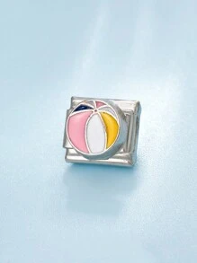 2024年新款意大利魅力模組手鏈diy珠寶節日禮物,可自由搭配不同風格,提供手工字母選項 - 彩色 - 查看 21