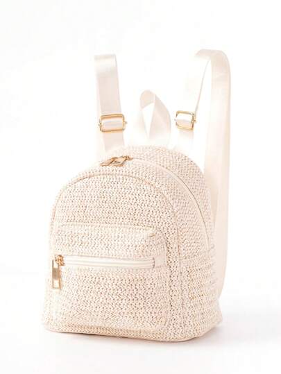 1入優質織帶多色童裝輕便時尚迷你背包，輕量多功能旅行背包，適用於男女童，戶外旅行使用