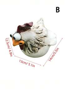 1 Miếng Vui Gà Rào chắn Trang trí Tượng Nhựa Sân vườn Nông trại Gà Gà mái Điêu khắc Nghệ thuật thủ công Sân Tân gia Nhà  Đồ trang trí - Nhiều màu - Xem 10