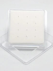 12 chiếc/gói Khuyên mũi mini hình cầu 1mm, khuyên mũi bạc 925, trang sức mũi hình xương, kim bạc 24G 0.5mm - Bạc - Xem 2