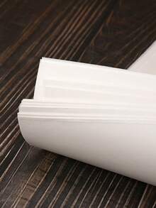 50pcs Disposable Square Barbecue Oil Proof Paper For Roasting Meat, Chicken Wings, Baking - White - View 4