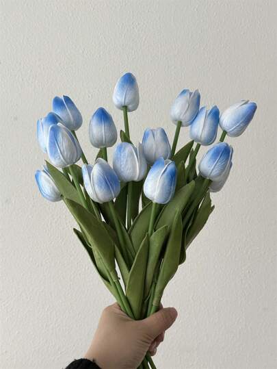 3pcs Tulip Artificial Flowers Decoration Home Furnishing Silk Flowers For Living Room And Bedroom, Valentine Day, Gift Gifts Birthday Graduation