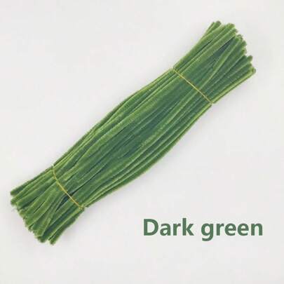 20/100pcs Twist Ties, Mixed Color Macaron Chenille Sticks, Twist Rods, 6 Mixed Colors DIY Handmade, Flexible Polyester Stem Twist Ties For Crafting, Artificial Potted Plants, Artificial Animals, Home Decor, Easter Gifts, Birthday Gifts, Holiday Gifts