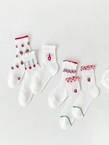 5 Giao hàng ngẫu nhiên Cô gái Lưới thoáng khí Gầy Vớ Cho mùa xuân Và Mùa hè , Thích hợp Đối với Ở giữa Và To lớn Trẻ em - Nhiều màu - Xem 3